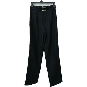 Black Belted G Vintage Pants Mill River Sz 3 High Waisted y2k 90s Womens/Juniors